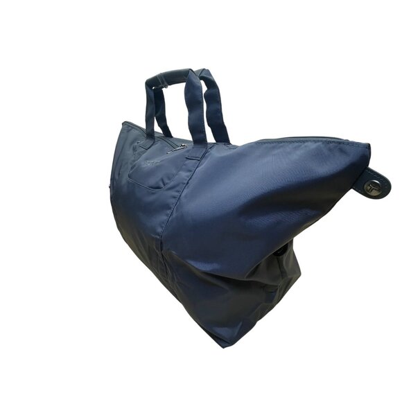 Tumi Black Nylon Wheeled Luggage With Telescopic Handle & “Just In Case” Bag - Picture 12 of 16